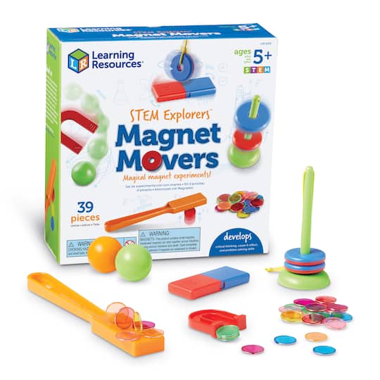 LEARNING RESOURCES; Learning Resources STEM Explorers Magnet Movers; Category:Magnetic Construction; Image:1